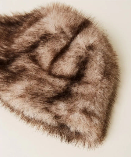 Cappello bucket in faux fur - Piedi Folli