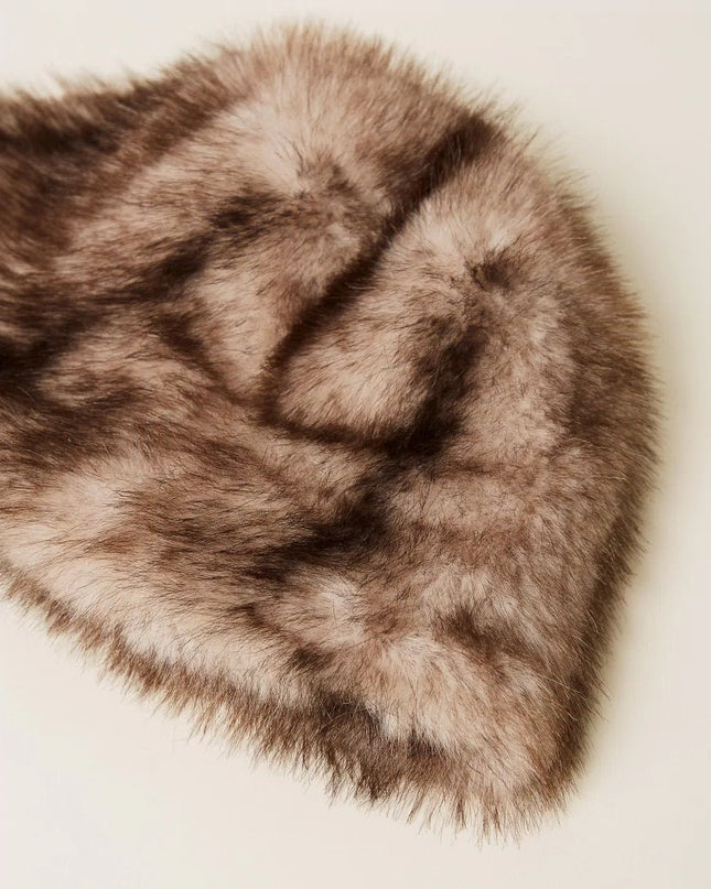 Cappello bucket in faux fur - Piedi Folli