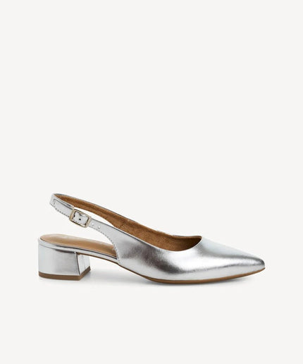 Chanel con cinturino alla caviglia - metallico - Piedi Folli