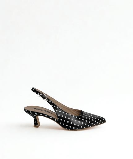 Chanel pois bianca e nera - Piedi Folli
