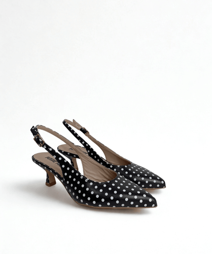 Chanel pois bianca e nera - Piedi Folli
