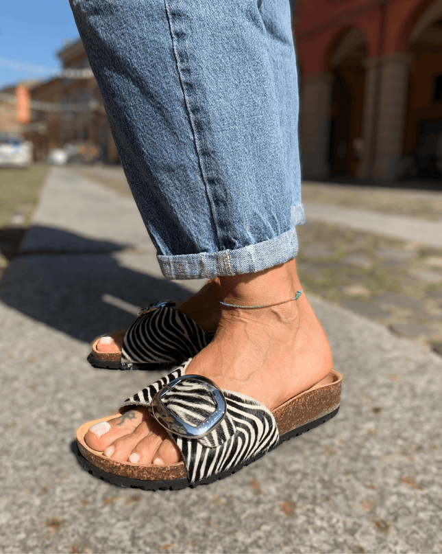 Ciabatta 11 PASTIME H I V ZEBRA - Piedi Folli