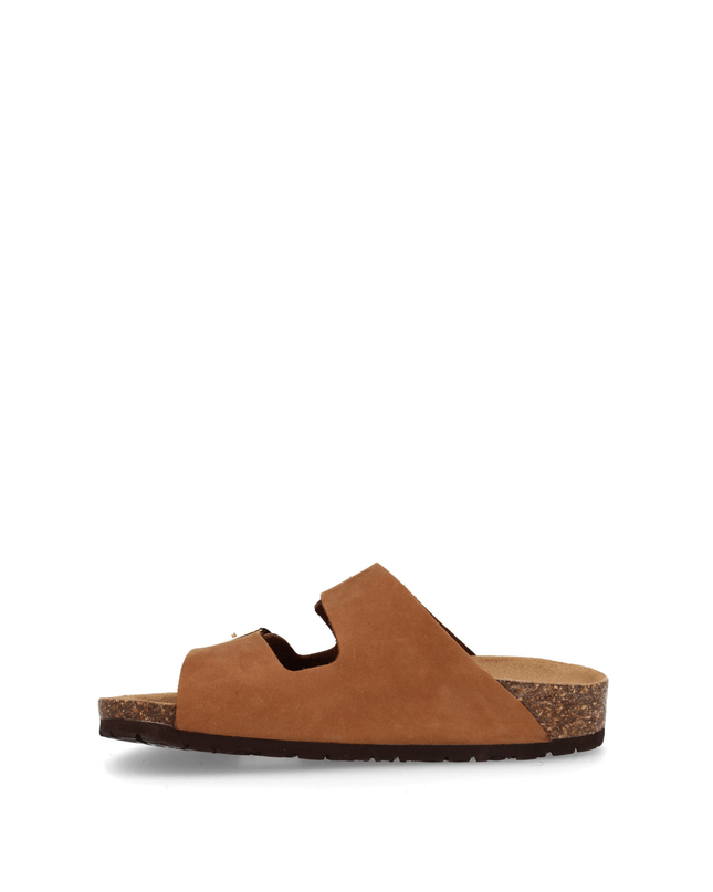 Ciabatta 11 THESIS R I VIBRAM NABUK BRANDY - Piedi Folli