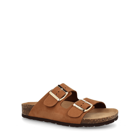 Ciabatta 11 THESIS R I VIBRAM NABUK BRANDY - Piedi Folli