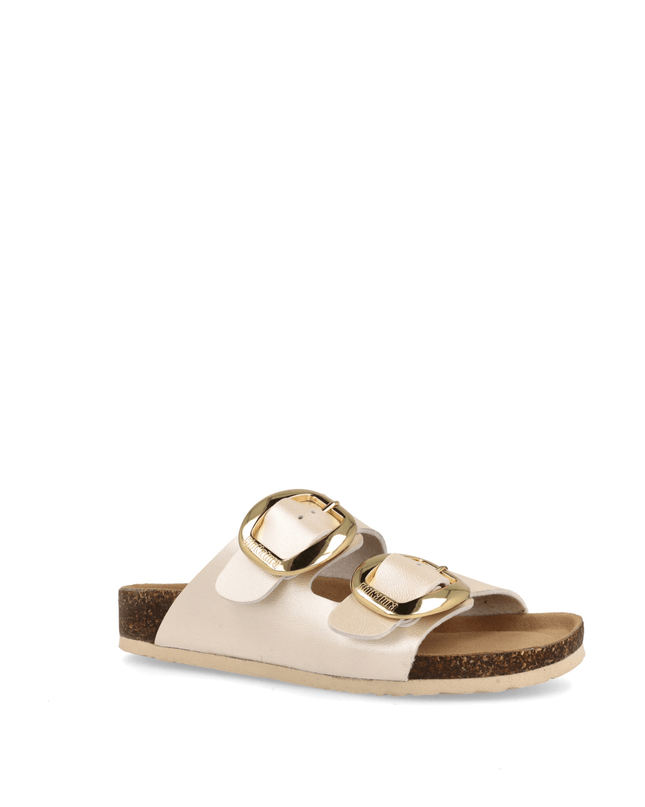 Ciabatta 95 thesis rh perlato met beige - Piedi Folli