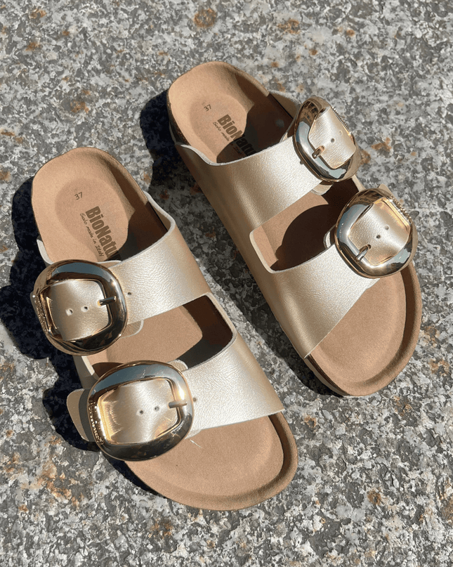 Ciabatta 95 thesis rh perlato met beige - Piedi Folli