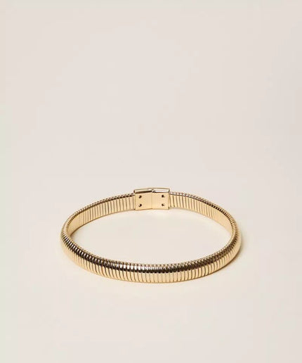 Collana girocollo Fessura con stampa snake - Piedi Folli