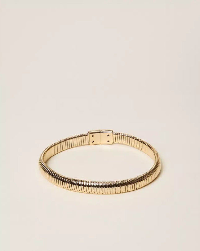 Collana girocollo Fessura con stampa snake - Piedi Folli