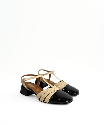 Décolleté a chanel bicolor - Piedi Folli