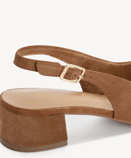 Décolleté a chanel cognac - Piedi Folli