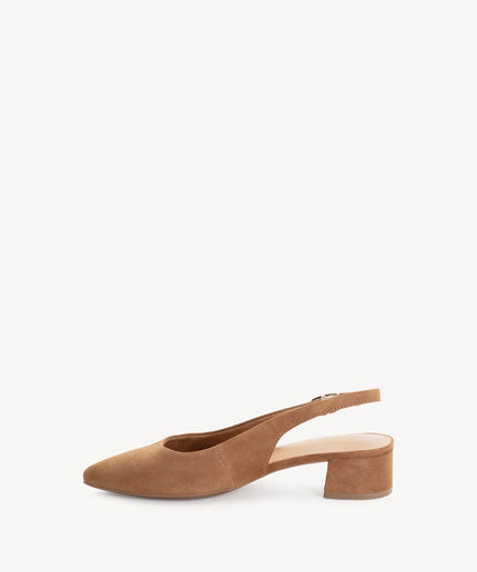 Décolleté a chanel cognac - Piedi Folli