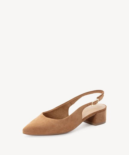 Décolleté a chanel cognac - Piedi Folli