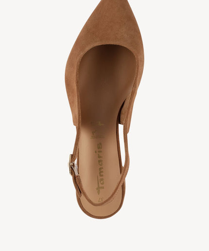 Décolleté a chanel cognac - Piedi Folli