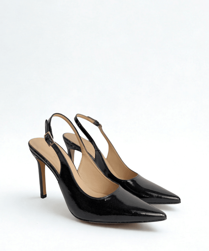 Décolleté a Chanel nero - Piedi Folli