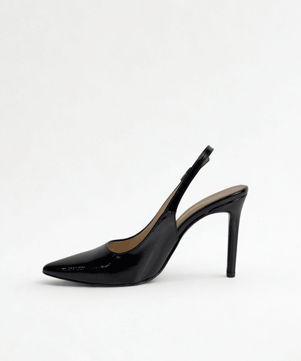 Décolleté a Chanel nero - Piedi Folli