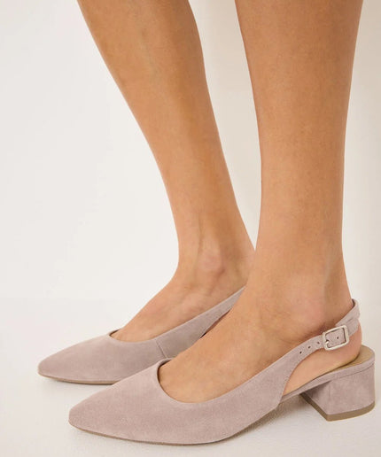 Décolleté a chanel taupe - Piedi Folli