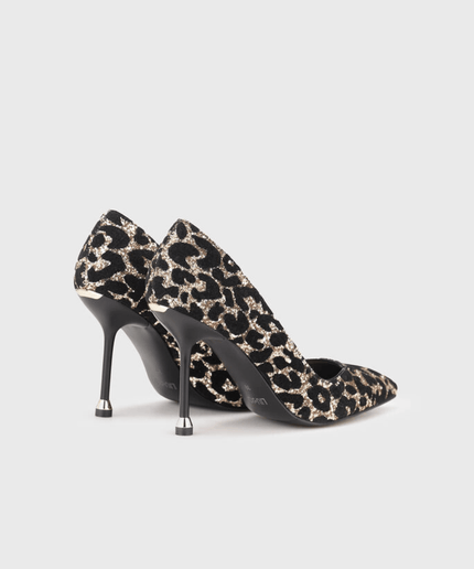 Décolleté in pelle leopard - Piedi Folli