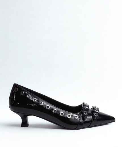 Décolleté naplack nero - Piedi Folli