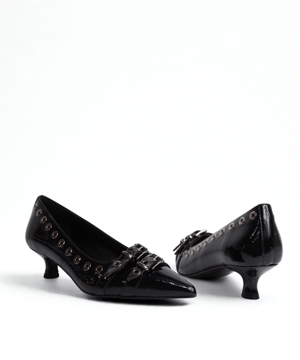 Décolleté naplack nero - Piedi Folli