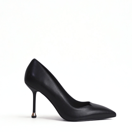 Décolleté nappa nero - Piedi Folli