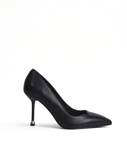 Décolleté nappa nero - Piedi Folli