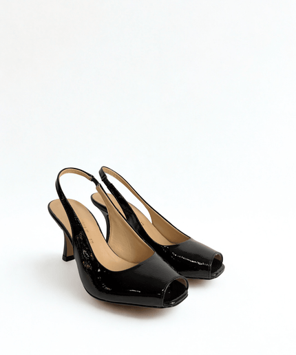 Décolleté spuntata nero - Piedi Folli