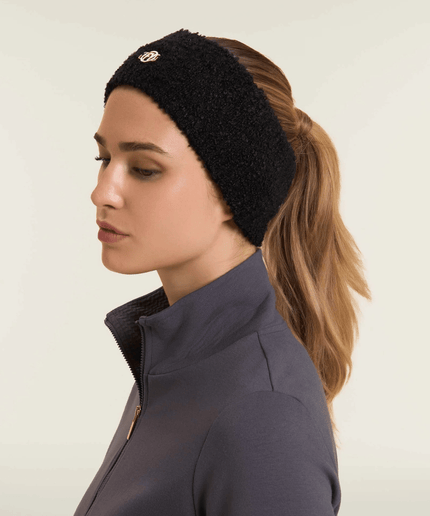 Fascia per capelli con logo dorato - Piedi Folli
