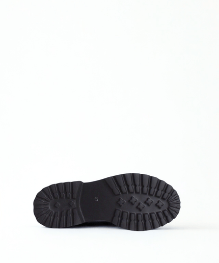 Francesina in pelle nero - Piedi Folli