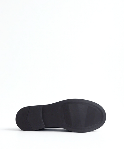 Francesina in pelle nero - Piedi Folli