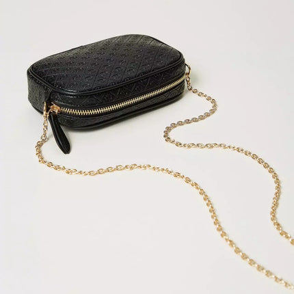 Mini borsa a tracolla con logo - Piedi Folli