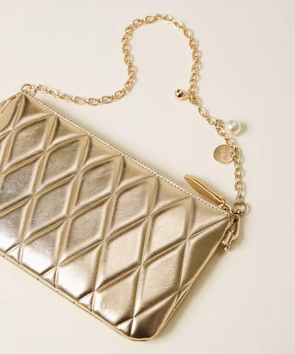 Mini borsa quilted con logo - Piedi Folli