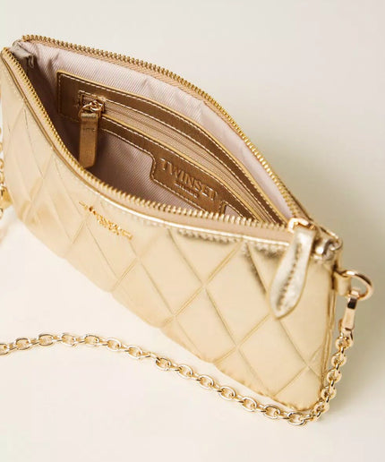 Mini borsa quilted con logo - Piedi Folli