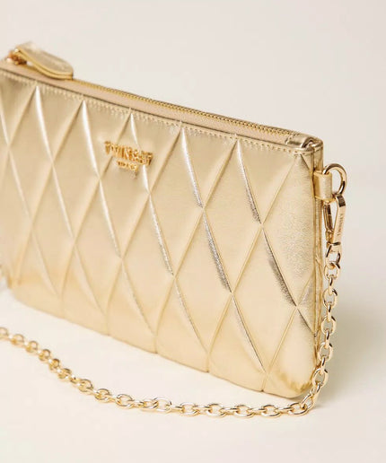 Mini borsa quilted con logo - Piedi Folli