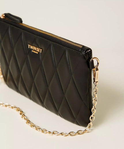 Mini borsa quilted con logo - Piedi Folli