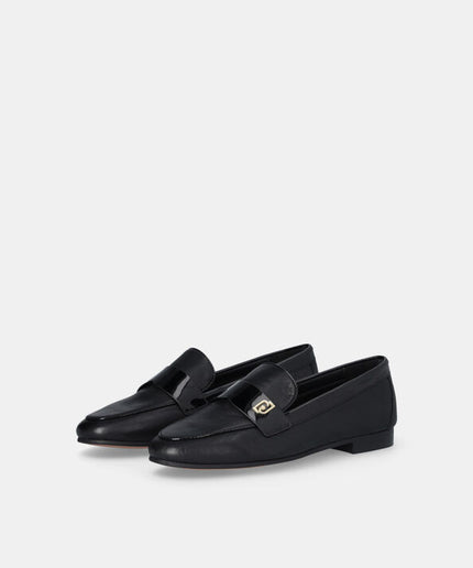 Mocassino in pelle nero - Piedi Folli
