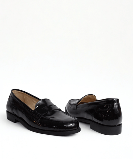 Mocassino naplack nero - Piedi Folli