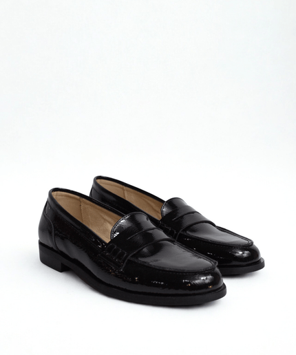 Mocassino naplack nero - Piedi Folli