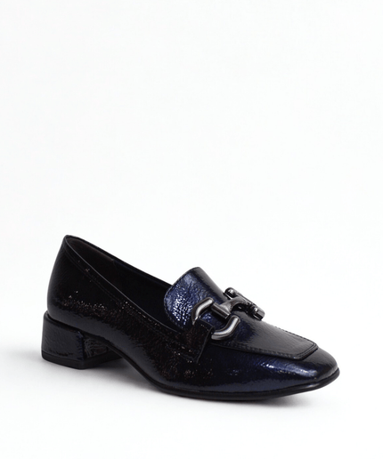 Mocassino Navy naplack - Piedi Folli