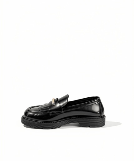Mocassino Nero - Piedi Folli