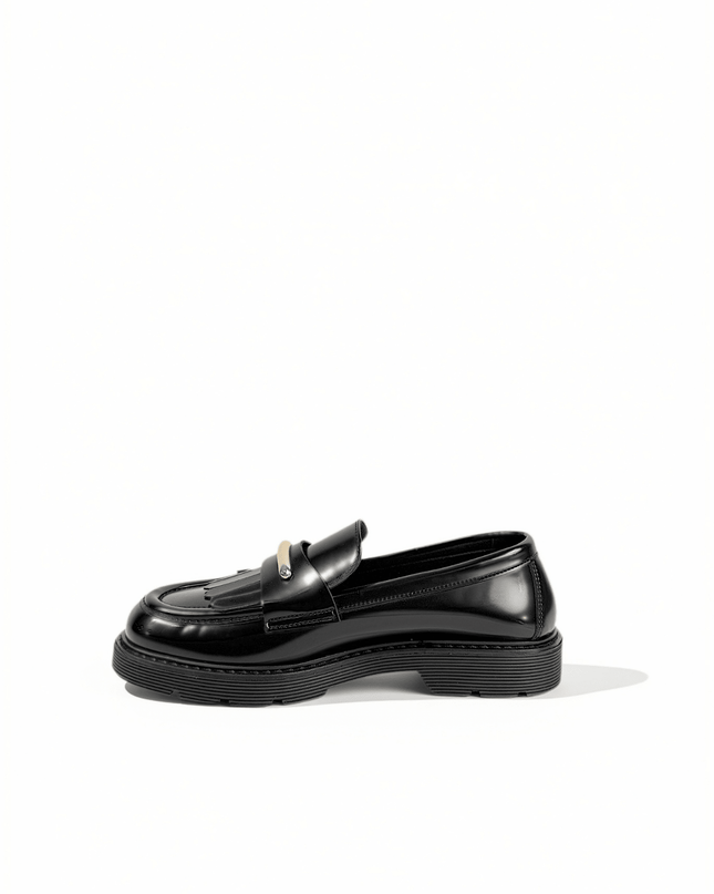 Mocassino Nero - Piedi Folli