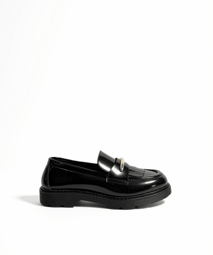 Mocassino Nero - Piedi Folli