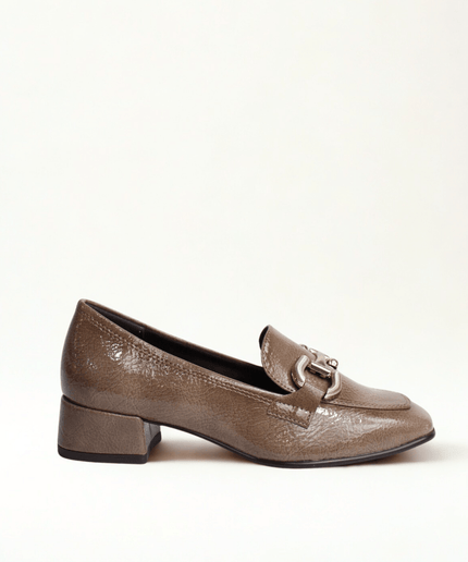 Mocassino Taupe naplack - Piedi Folli