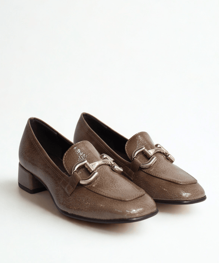 Mocassino Taupe naplack - Piedi Folli