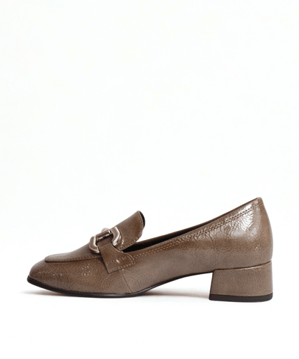 Mocassino Taupe naplack - Piedi Folli