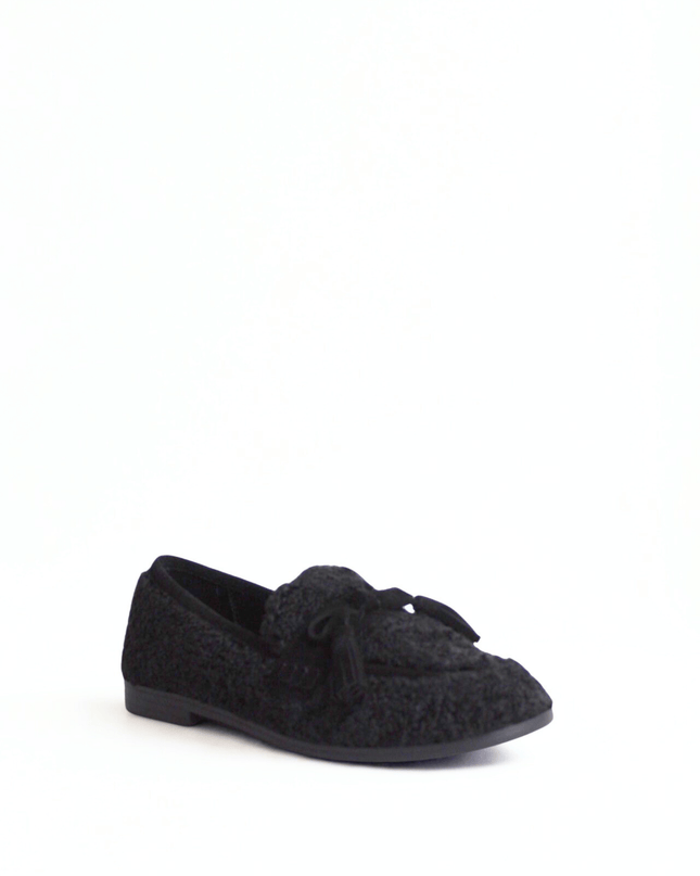 Mocassino victoria nero - Piedi Folli