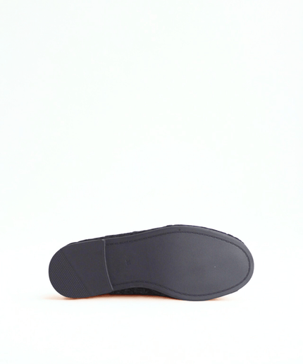 Mocassino victoria nero - Piedi Folli