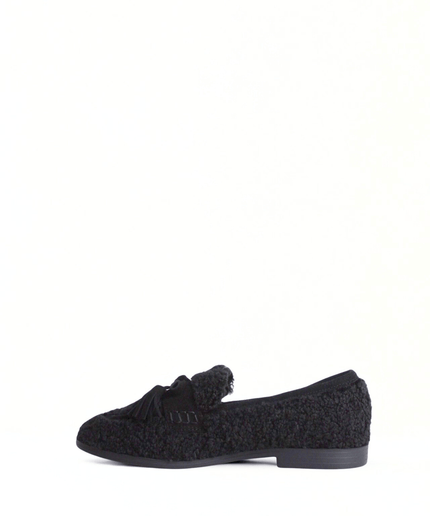 Mocassino victoria nero - Piedi Folli