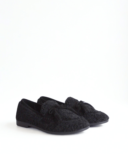 Mocassino victoria nero - Piedi Folli