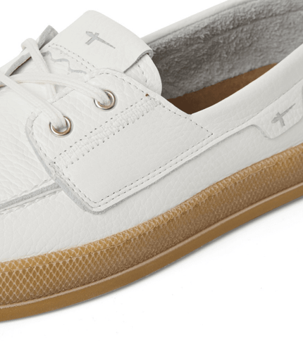 Mocassino White Leather - Piedi Folli