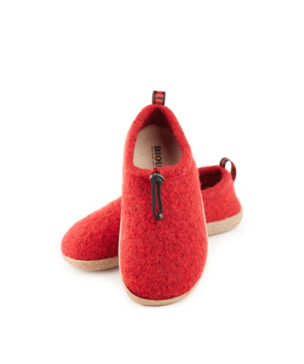 Pantofola kappa rosso - Piedi Folli